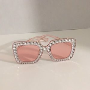 Pink sparkle Glasses
